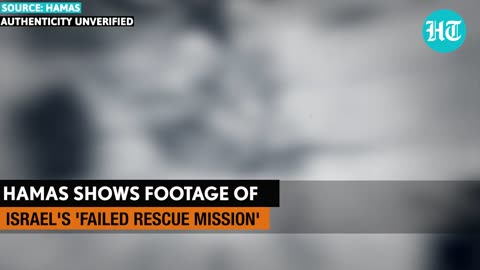 Hamas Video Of 'Foiling Israel's Hostage Rescue Mission' Captive Soldier Dead; IDF Confirms Op But…