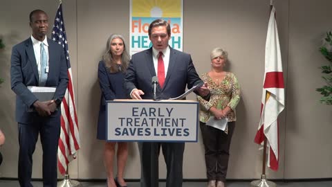 Governor Ron DeSantis Highlights Monoclonal Antibody Treatment Success in Florida