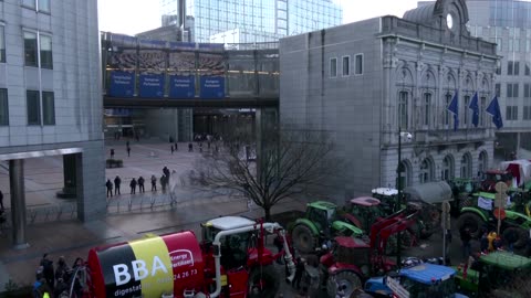 Farmers' protests heat up at Brussels EU summit