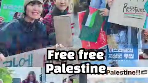 FREE_PALESTINE!!_from_SEOUL_🇰🇷__South_Korea