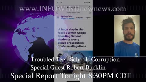 ⁣Tonight's Show Promotion: 8:30PM CDT Troubled Teen Schools Join us tonight