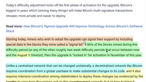 Bitcoin Taproot Activation HAS BEGUN!