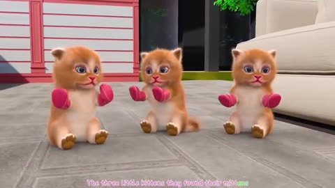 Three Little Kittens | Nursery Rhymes & Kids Songs | Cute Kids | Beautifull Cate