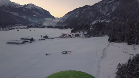 Spectacular Head Over Heels Paragliding Jump from 7km