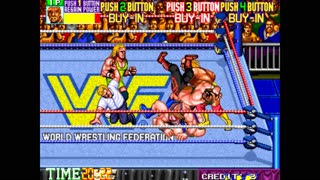 WWF Wrestlefest Arcade Game 1991 On Mame