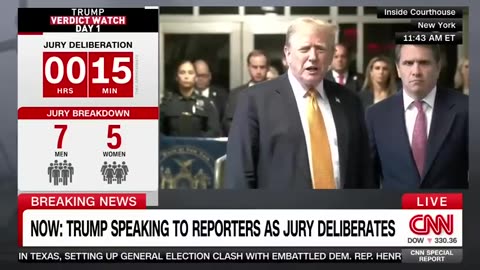 CNN reporter clarifies Trump's claim judge in hush money trial donated to Biden's campaign CNN News