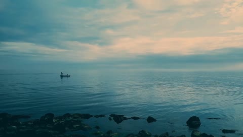 Boat and Rocks Meditation - Healing Sounds - Release Negativity