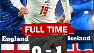 England vs Iceland Results: Last Test Match, The Three Lions Lost 0-1