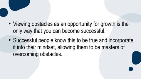 Overcome Obstacles 10