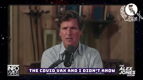 Tucker about not taking Covid vax