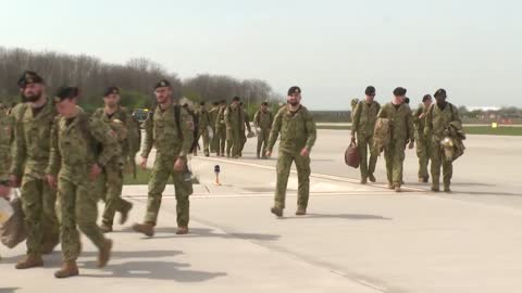 First Portuguese troops arrive in Romania to strengthen NATO Eastern flank, April, 2022