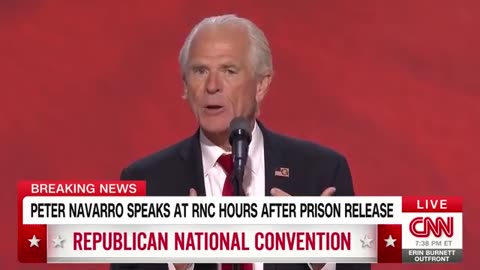 Peter Navarro speaks at RNC hours after prison release | CNN