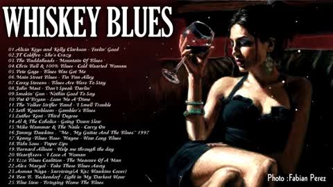 Whiskey Blues - Music for a quiet night with a glass of whiskey - Best Slow Blues Ballads