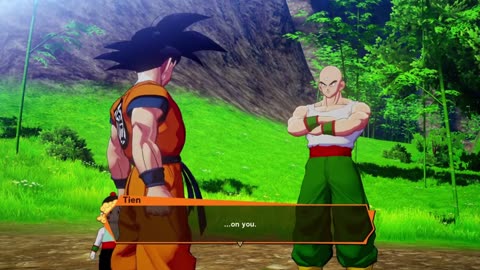 Super Sayian Goku Vs Tien (DRAGON BALL Z KAKAROT)