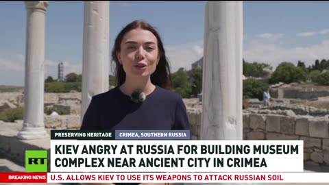 Ukraine accuses Russia of destructing UNESCO World Heritage Site in Crimea.mp4