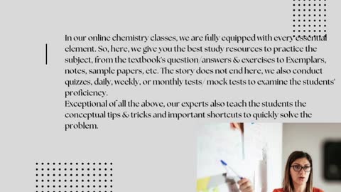 Chemistry Online Classes as per CBSE's class 11 chemistry syllabus