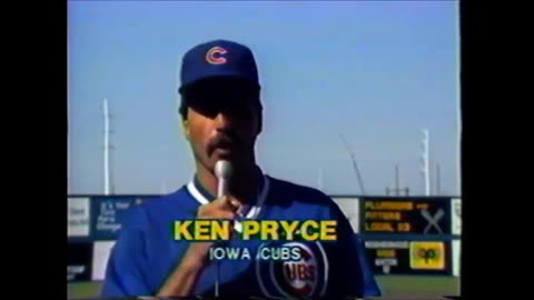 August 3, 1986 - Iowa Cubs on Heritage Cable Network