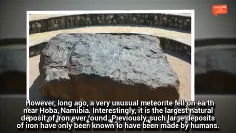 World's Largest "Meteorite, Has No Crater??? Flat Earth!