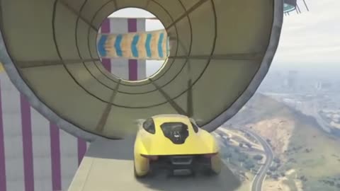 Impossible Car Parkour Race In gta 5