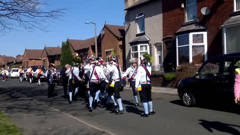 English Morris Dancing in Horwich Lancashire