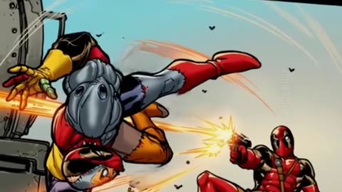 Deadpool's evil twin, Evil Deadpool ! #fyp #marvelcomics #shorts #marvel #viral