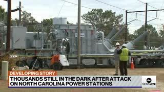 North Carolina residents still in the dark after substation attacks