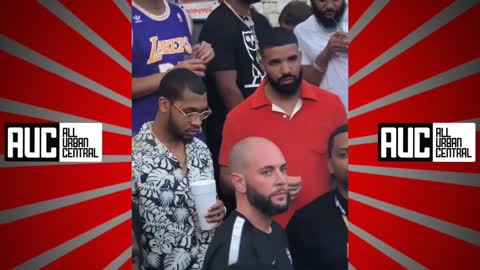 Drake Looking Nervous AF At Random Party In LA