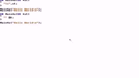 TempleOS - Hello World