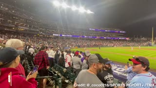 Man Suddenly CHARGES, TACKLES Rockies Mascot "Dinger" at MLB Game