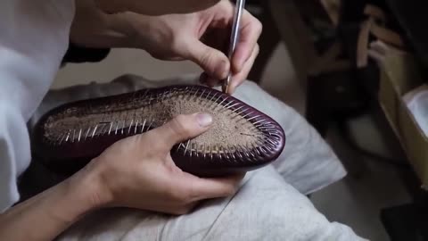 ASMR - Making Traditional Loafers in Museum Calf Leather