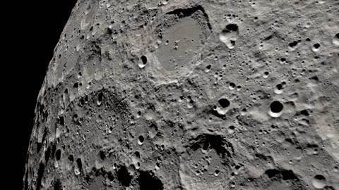 Apollo 13 views of the moon on 4k