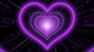 231. Heart Tunnel💜Purple Heart Heart