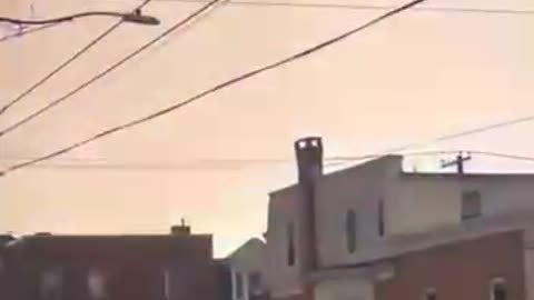 Strange sky in Allentown Pennsylvania