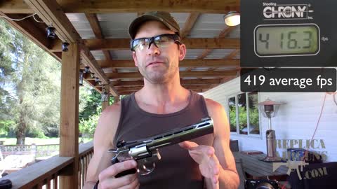 ASG Dan Wesson 6 Inch Silver CO2 Airsoft Revolver Field Test Shooting Review