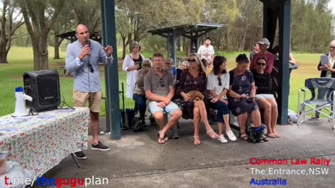 (37:58) Common Law Rally, Main Talk, The Entrance, Central Coast, NSW, Australia. March 2022