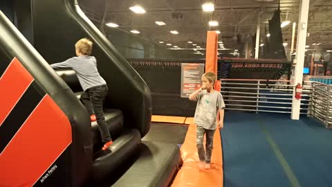 The boys at Sky Zone