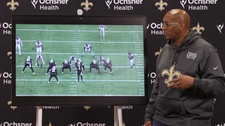 Film study on Saints WR Chris Olave's juggling circus-style TD | New Orleans Saints