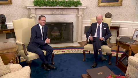 0046. President Biden Hosts a Bilateral Meeting with President Isaac Herzog of Israel