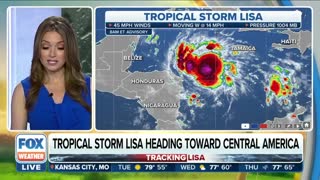 Tropical Storm Lisa Could Become Season's Next Hurricane As It Approaches Central America
