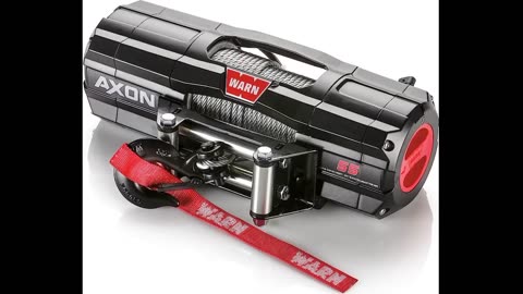 Review WARN 101150 AXON 55-S Powersports Winch with Spydura Synthetic Cable Rope: 14" Diameter...