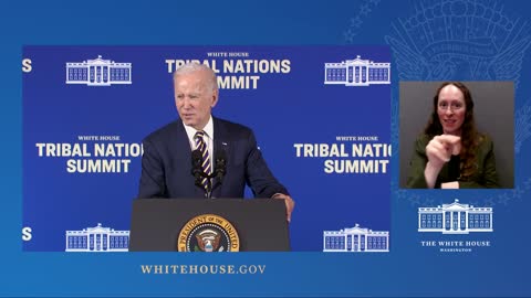 President Biden Delivers Remarks at the White House Tribal Nations Summit