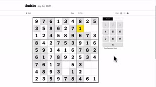 Sudoku 2023-07-14