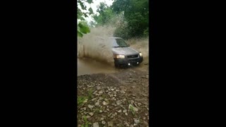 Ford escape doing some mudding