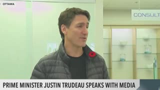 Justin Trudeau Caught On Camera With More COVID Mask Theater