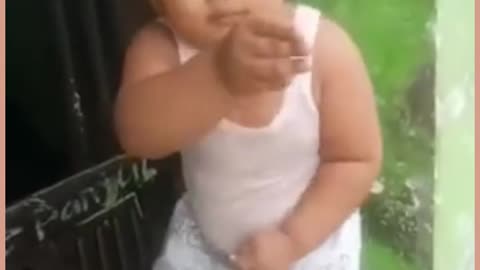 cute baby dancing