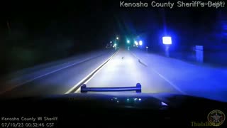 Video shows two arrested after they crashed when fleeing from Kenosha deputies