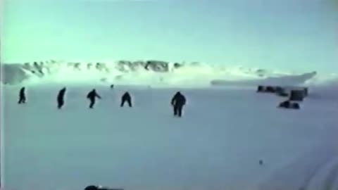 Picadito de Fútbol en Base Antártica Artigas (1988)