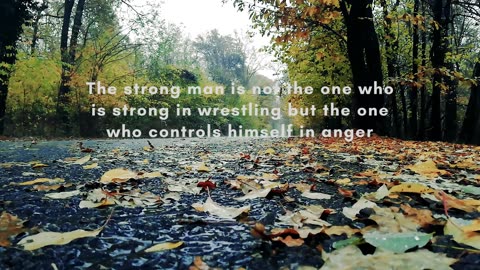 CONTROLLING ONE'S ANGER