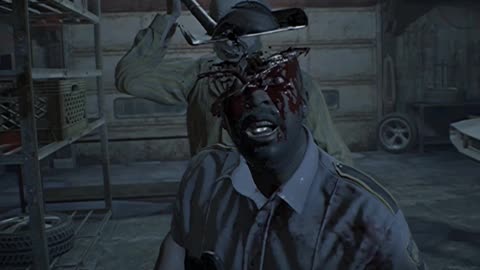 Resident Evil 7 / BioHazard - Crime Scene Innocent Cop killed by Shovel on the HEAD! #gaming