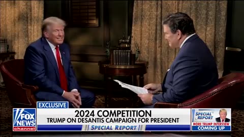 President Trump on the collapsing DeSantis campaign: "The way he is going right now, he is dropping